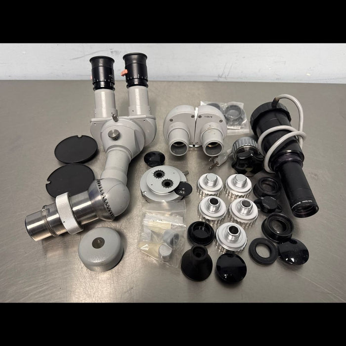 CARL ZEISS BINOCULARS WITH EYEPIECES & ATTACHMENTS (QTY 1)