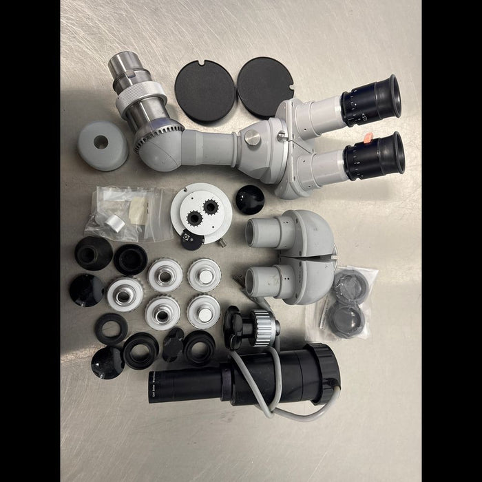 CARL ZEISS BINOCULARS WITH EYEPIECES & ATTACHMENTS (QTY 1)
